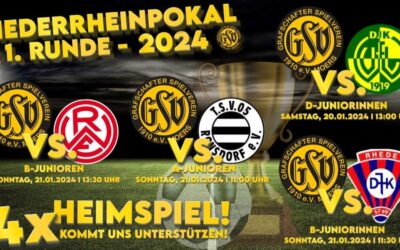 Fußballjugend startet im Niederrheinpokal